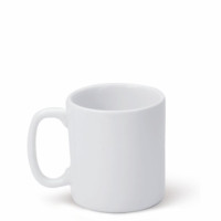 CANECA PORCELANA RETA 280ML BRANCA 24-P C/24